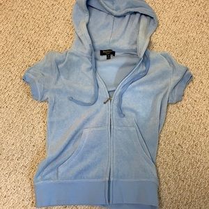 NWOT Juicy Terry Cloth Zip up